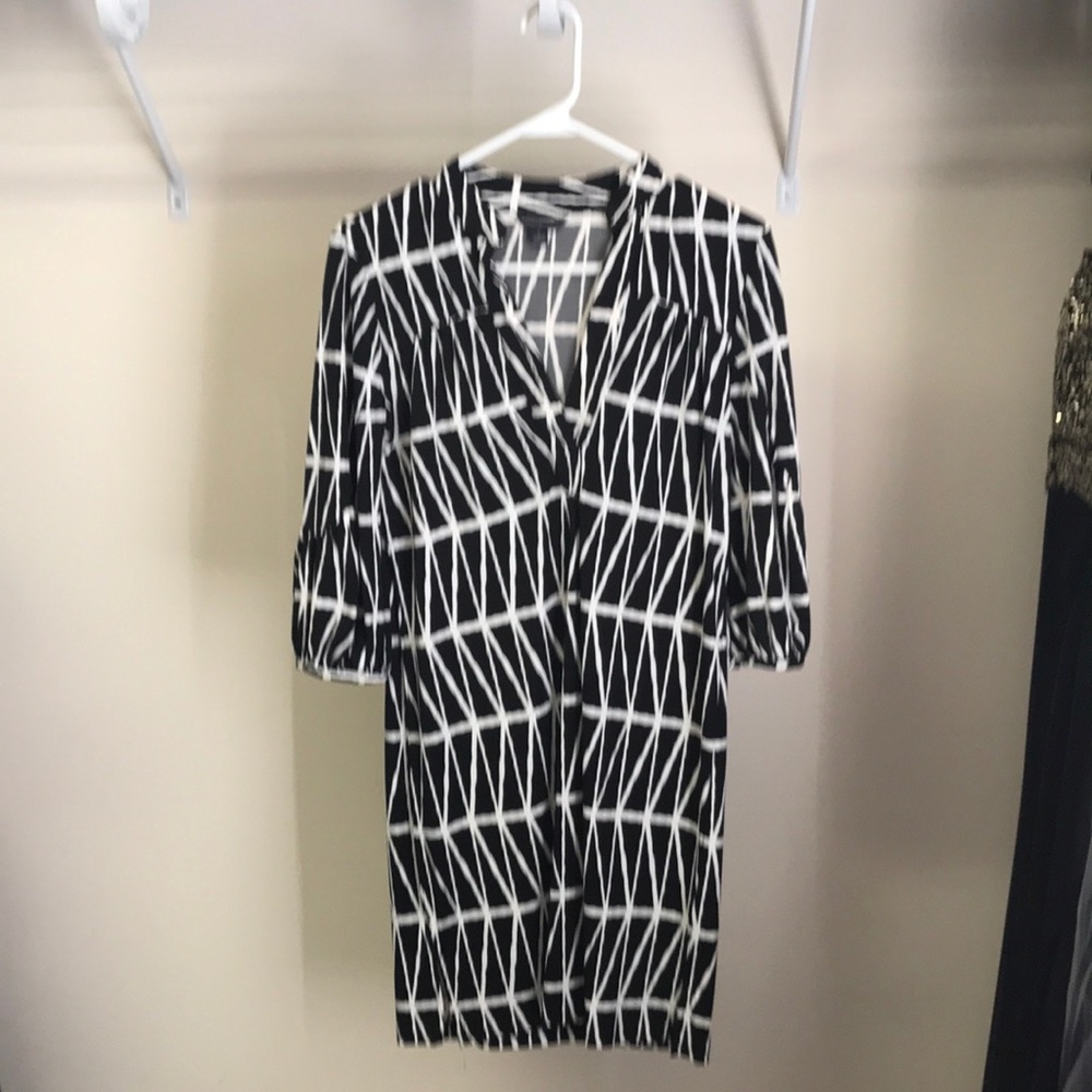 Black and white dress